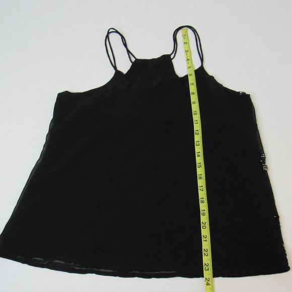 BKE BOUTIQUE Black Beaded Tank Top Size M - Picture 8 of 8